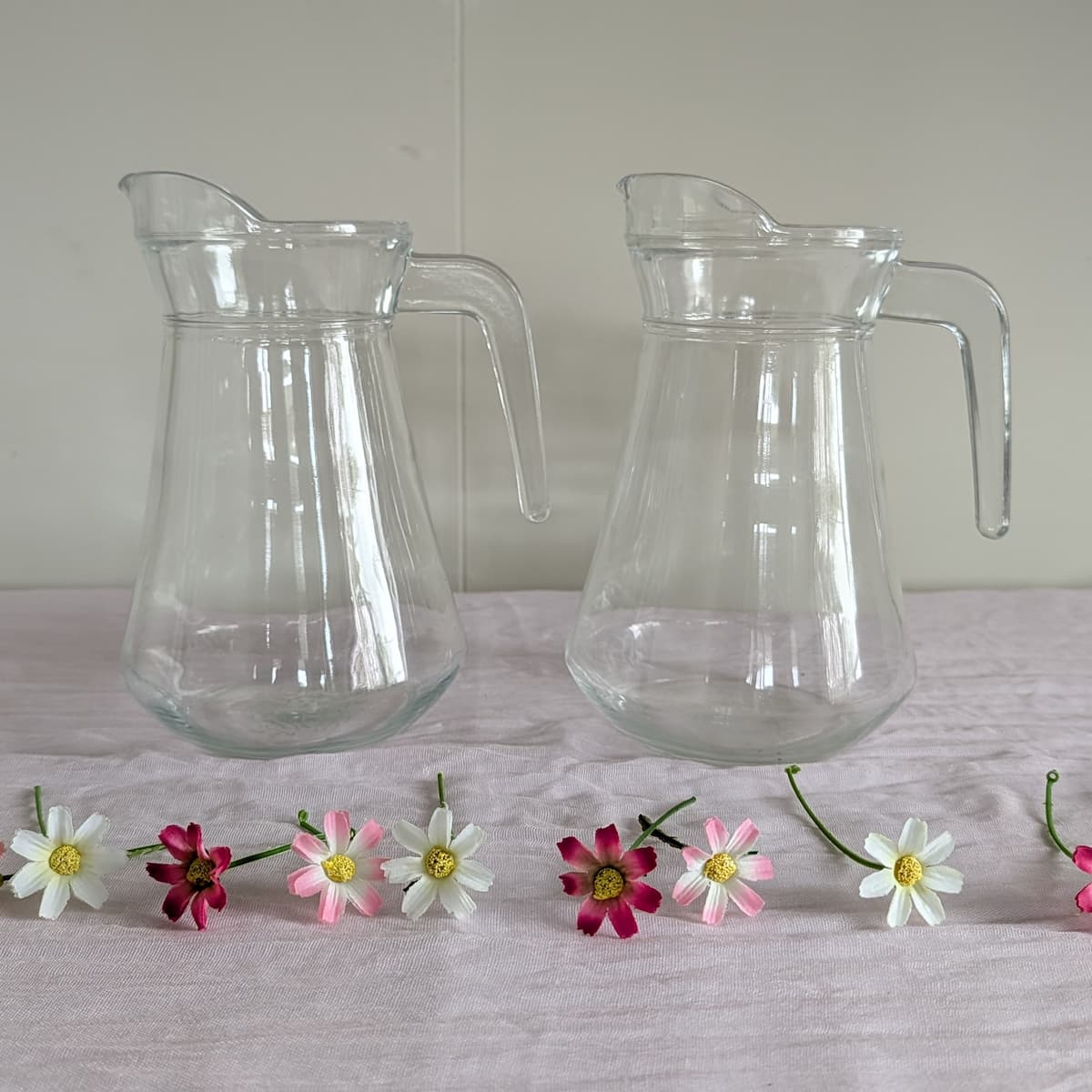 Clear Glass Jugs